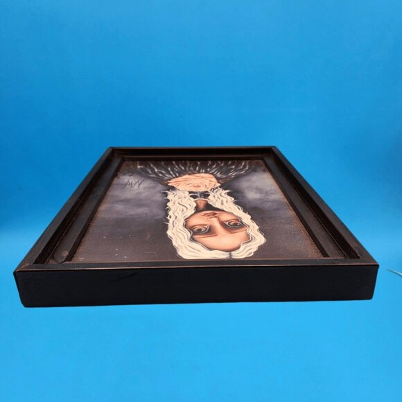 "Rose" By Angelina Wrona Framed Fine Art Print Gothic Halloween Decor 10x12" - Picture 7 of 9